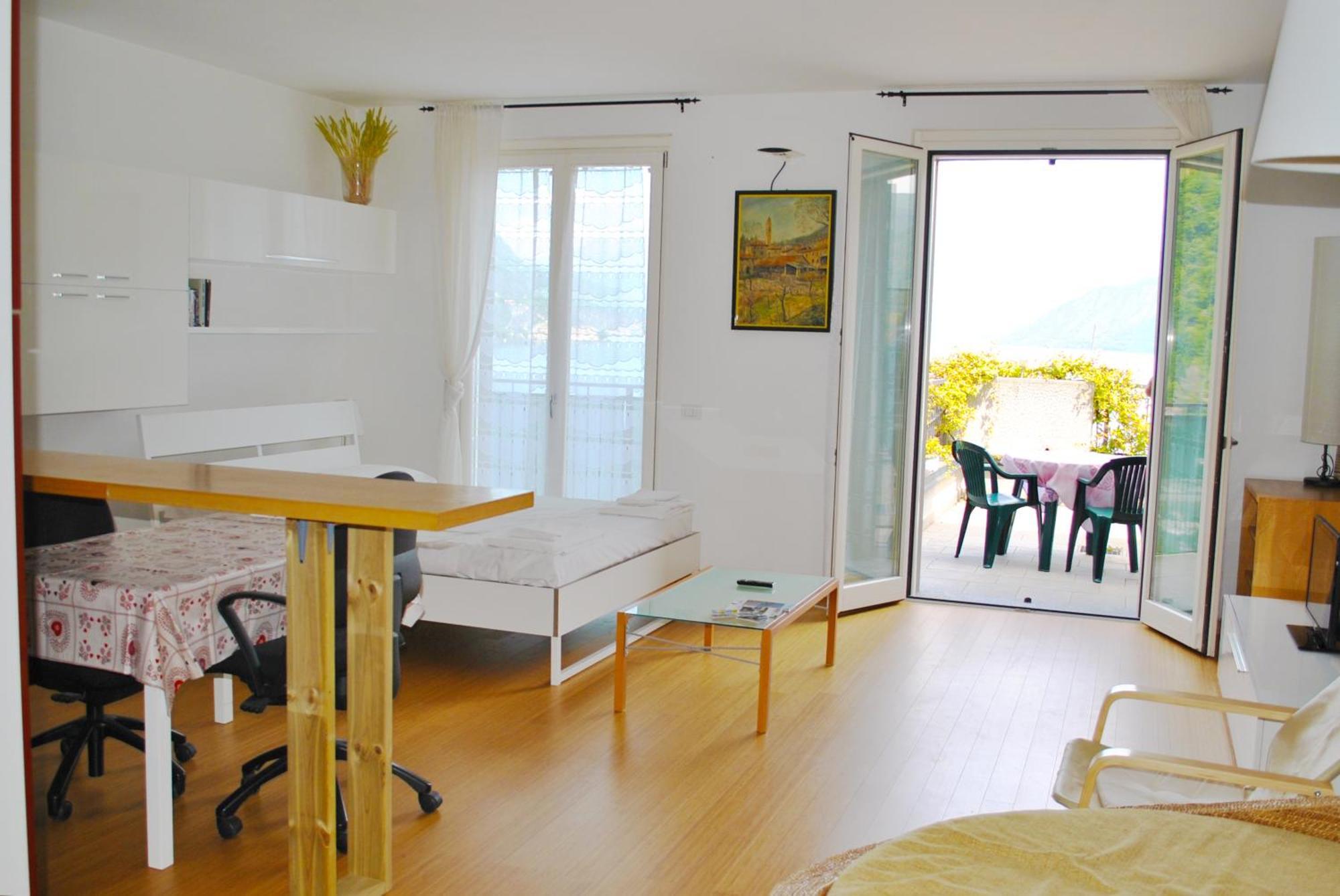 Studio Apartment Open Space With Terrace Argegno Eksteriør billede